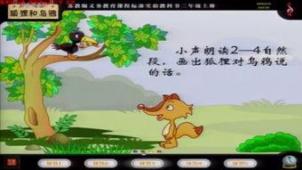 狐狸和乌鸦教学视频,智慧与欺骗的寓言故事解析